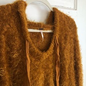 fuzzy free people hoodie